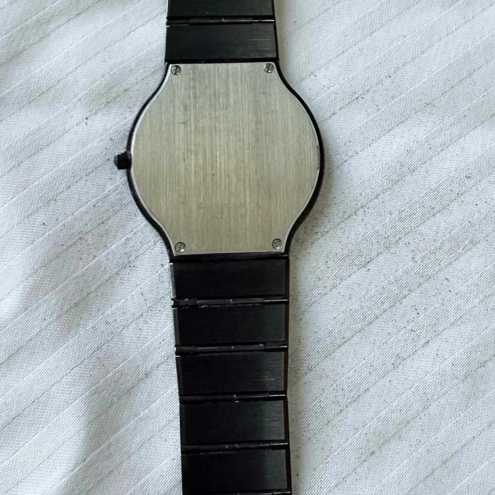 Movado Black and Gold Men's Watch - Picture 4 of 8